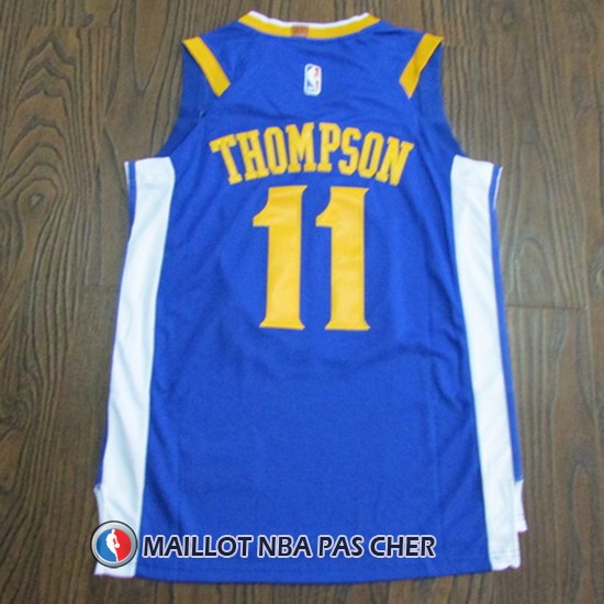 Maillot Golden State Warriors Klay Thompson 11 2017-18 Bleu